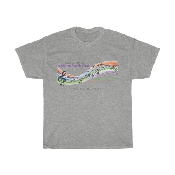 VYC Rainbow Logo - Adult Unisex Heavy Cotton Tee - Image 4