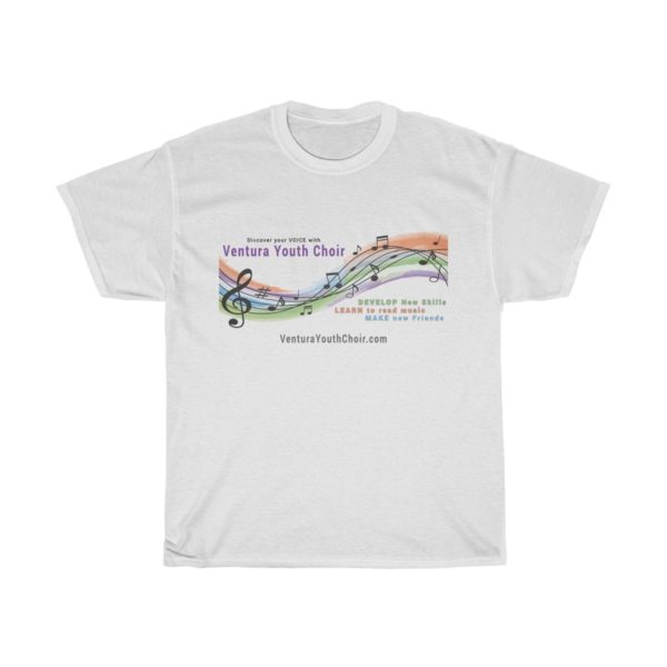 VYC Rainbow Logo - Adult Unisex Heavy Cotton Tee - Image 2