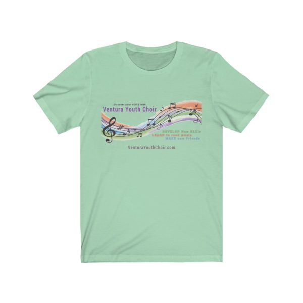 VYC Rainbow Logo - Adult Unisex Jersey Short Sleeve Tee - Image 5