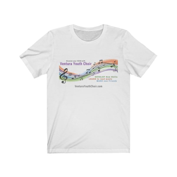 VYC Rainbow Logo - Adult Unisex Jersey Short Sleeve Tee - Image 2