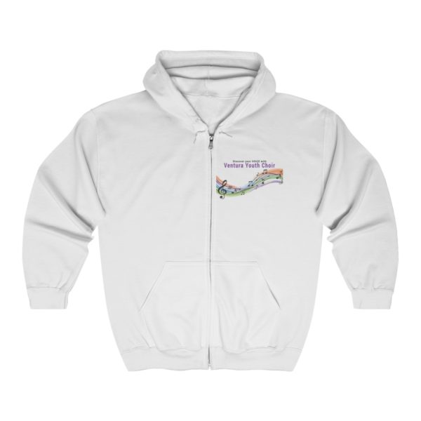 VYC Rainbow Logo - Adult Unisex Heavy Blend™ Full Zip Hooded Sweatshirt - Image 2