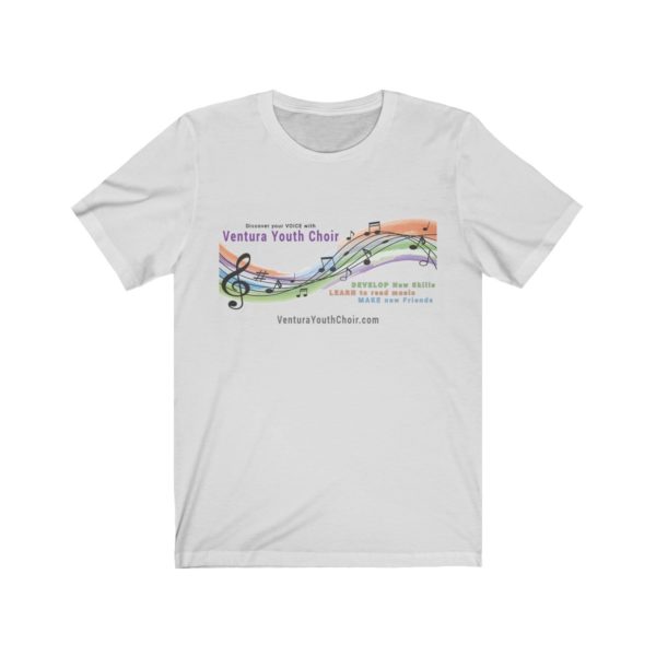 VYC Rainbow Logo - Adult Unisex Jersey Short Sleeve Tee - Image 3
