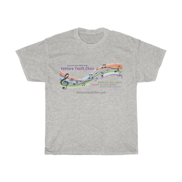 VYC Rainbow Logo - Adult Unisex Heavy Cotton Tee - Image 3