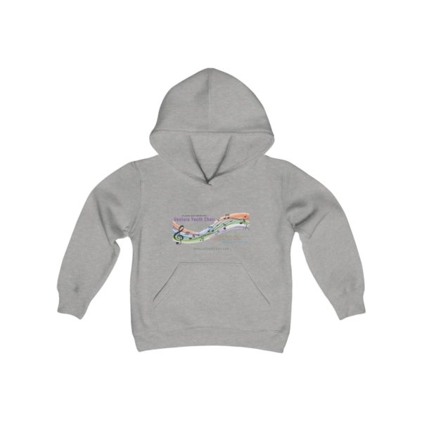 VYC Rainbow Logo - Youth Heavy Blend Hooded Sweatshirt - Image 2