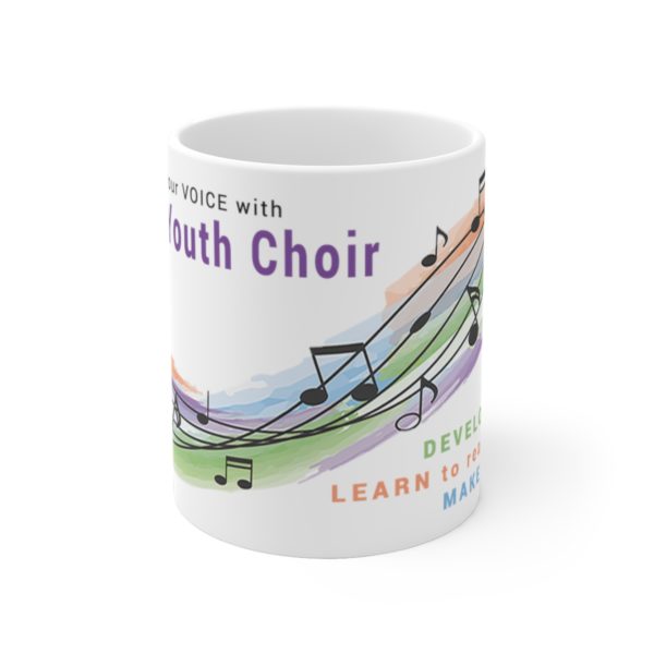 VYC Rainbow Logo - White Ceramic Mug - Image 2