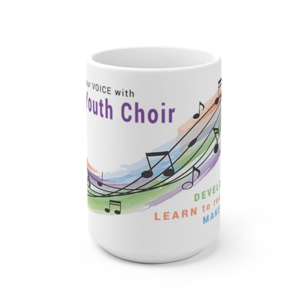 VYC Rainbow Logo - White Ceramic Mug - Image 4